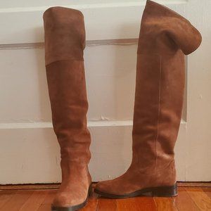 J. Crew Brown Suede Over-the-knee Boots, size 8